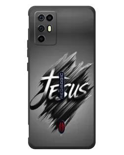 Чохол для ZTE Nubia RedMagic 6R з картинкою «Напис Jesus Graffiti»