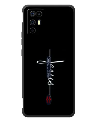 Чехол для ZTE Nubia RedMagic 6R с картинкой «Тонкая линия веры»