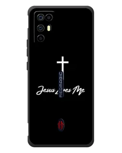 Чохол для ZTE Nubia RedMagic 6R з картинкою «Ісус любить тебе»