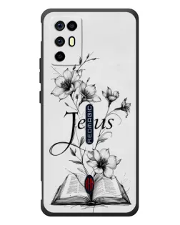 Чохол для ZTE Nubia RedMagic 6R з картинкою «Квіти та Біблія»