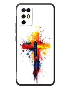Чохол для ZTE Nubia RedMagic 6R з картинкою «Акварельний хрест»