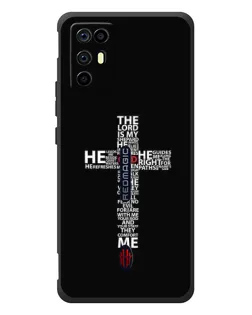 Чохол для ZTE Nubia RedMagic 6R з картинкою «Текстовий хрест»