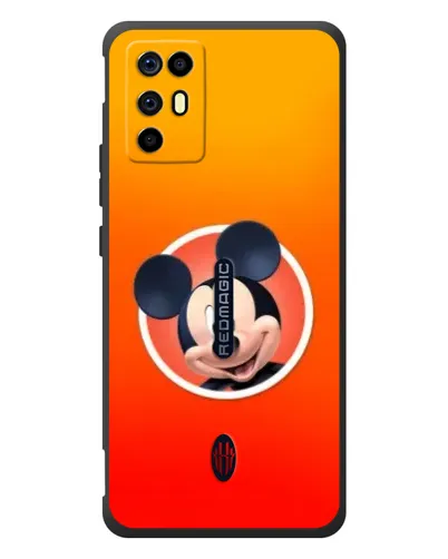 Чехол для ZTE Nubia RedMagic 6R с картинкой «Mickey в круге»