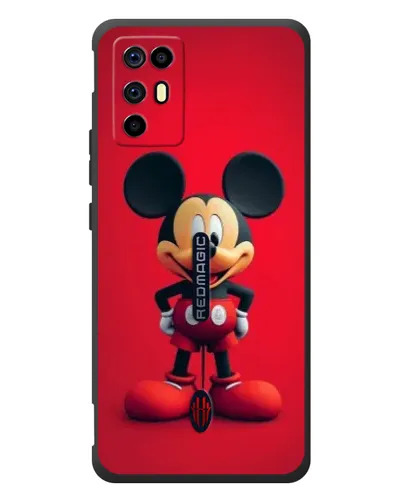 Чехол для ZTE Nubia RedMagic 6R с картинкой «Mickey в полный рост»
