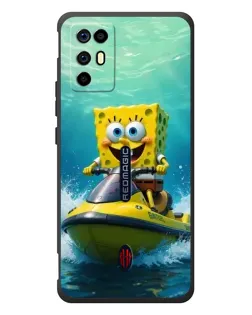 Чехол для ZTE Nubia RedMagic 6R с картинкой «Спанч Боб на гидроцикле» Чехол для ZTE Nubia RedMagic 6R с картинкой «Спанч Боб на гидроцикле»