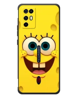Чехол для ZTE Nubia RedMagic 6R с картинкой «Губка Боб улыбка»