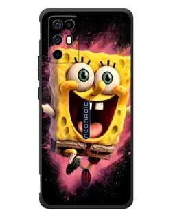 Чехол для ZTE Nubia RedMagic 6R с картинкой «Взрывной Спанч Боб»