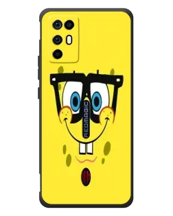 Чехол для ZTE Nubia RedMagic 6R с картинкой «Минималистичный Спанч Боб»