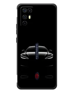 Чехол для ZTE Nubia RedMagic 6R с картинкой «Силуэт Tesla Night» Чехол для ZTE Nubia RedMagic 6R с картинкой «Силуэт Tesla Night»