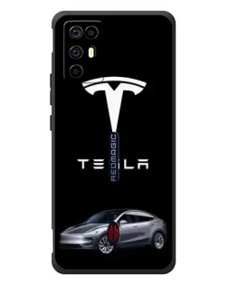 Чехол для ZTE Nubia RedMagic 6R с картинкой «Tesla Model Y» Чехол для ZTE Nubia RedMagic 6R с картинкой «Tesla Model Y»