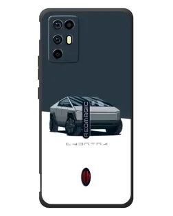 Чехол для ZTE Nubia RedMagic 6R с картинкой «Серебристый Cybertruck Tesla» Чехол для ZTE Nubia RedMagic 6R с картинкой «Серебристый Cybertruck Tesla»