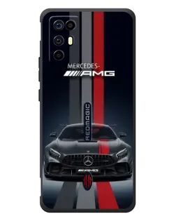 Чехол для ZTE Nubia RedMagic 6R с картинкой «Mercedes — белый карбон» Чехол для ZTE Nubia RedMagic 6R с картинкой «Mercedes — белый карбон»