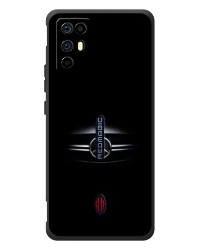 Чехол для ZTE Nubia RedMagic 6R с картинкой «Mercedes — абстрактные линии»