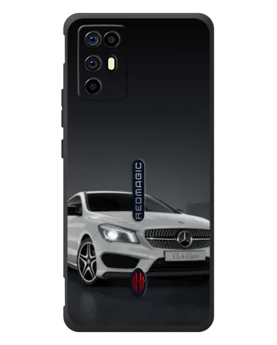 Чехол для ZTE Nubia RedMagic 6R с картинкой «Mercedes AMG GT Silver»
