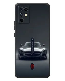 Чехол для ZTE Nubia RedMagic 6R с картинкой «Mercedes на черном»