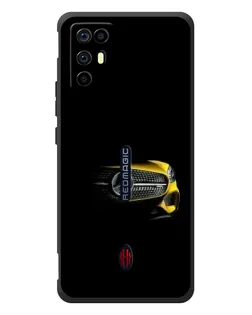 Чехол для ZTE Nubia RedMagic 6R с картинкой «Mercedes — ретро стиль»