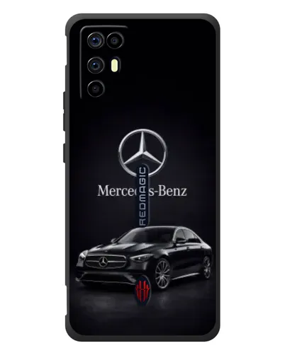 Чехол для ZTE Nubia RedMagic 6R с картинкой «Mercedes — решетка радиатора»