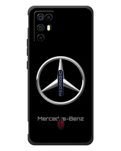 Чехол для ZTE Nubia RedMagic 6R с картинкой «Mercedes Silver Logo»
