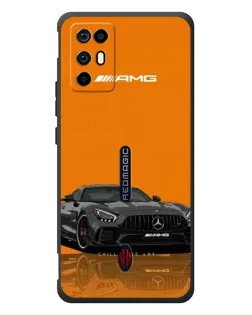 Чехол для ZTE Nubia RedMagic 6R с картинкой «Оранжевый Mercedes AMG»