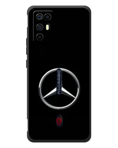 Чехол для ZTE Nubia RedMagic 6R с картинкой «Mercedes классический лого»