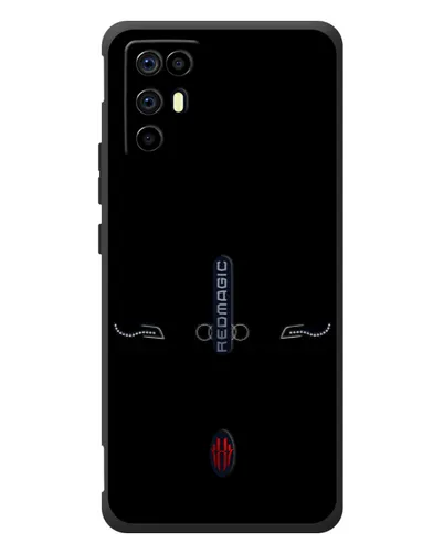 Чехол для ZTE Nubia RedMagic 6R с картинкой «Audi — световой подпись»