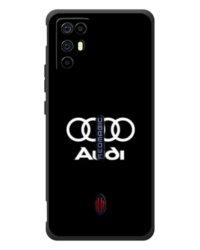 Чехол для ZTE Nubia RedMagic 6R с картинкой «Классическое лого Audi»