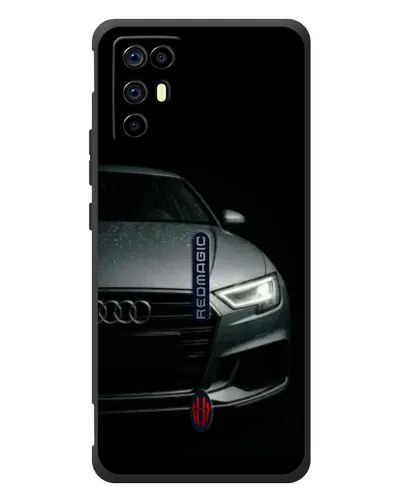 Чехол для ZTE Nubia RedMagic 6R с картинкой «Audi — детализация кузова»
