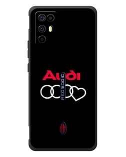 Чехол для ZTE Nubia RedMagic 6R с картинкой «Логотип Audi Heart» Чехол для ZTE Nubia RedMagic 6R с картинкой «Логотип Audi Heart»