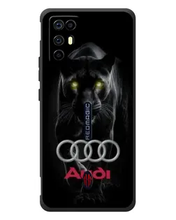 Чехол для ZTE Nubia RedMagic 6R с картинкой «Пантера и Audi» Чехол для ZTE Nubia RedMagic 6R с картинкой «Пантера и Audi»