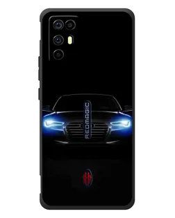 Чехол для ZTE Nubia RedMagic 6R с картинкой «Audi в неоне» Чехол для ZTE Nubia RedMagic 6R с картинкой «Audi в неоне»