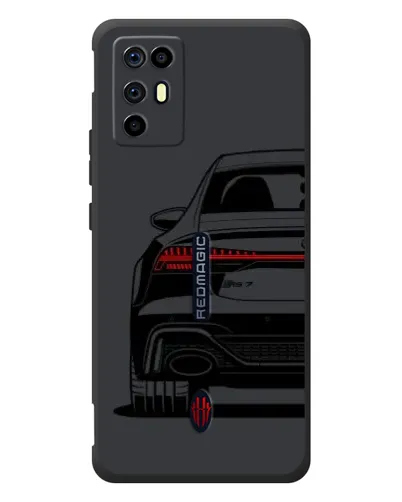 Чехол для ZTE Nubia RedMagic 6R с картинкой «Задняя часть Audi — арт»