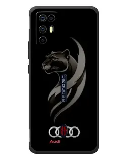 Чехол для ZTE Nubia RedMagic 6R с картинкой «Графика — пантера и Audi» Чехол для ZTE Nubia RedMagic 6R с картинкой «Графика — пантера и Audi»