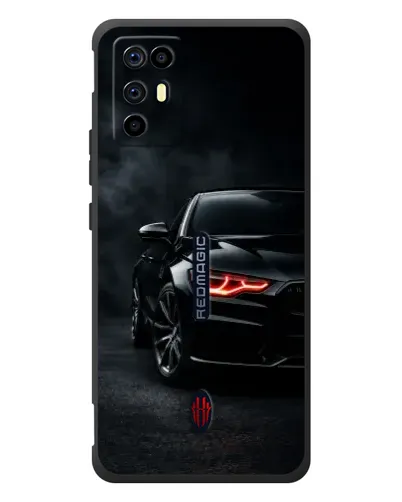 Чехол для ZTE Nubia RedMagic 6R с картинкой «Audi — хищный взгляд»