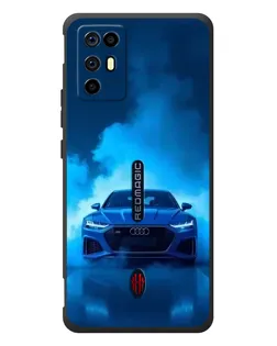 Чехол для ZTE Nubia RedMagic 6R с картинкой «Audi — голубая энергия» Чехол для ZTE Nubia RedMagic 6R с картинкой «Audi — голубая энергия»