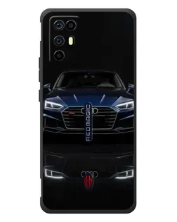 Чехол для ZTE Nubia RedMagic 6R с картинкой «Audi — ночное отражение» Чехол для ZTE Nubia RedMagic 6R с картинкой «Audi — ночное отражение»
