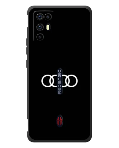 Чехол для ZTE Nubia RedMagic 6R с картинкой «Audi White Logo»