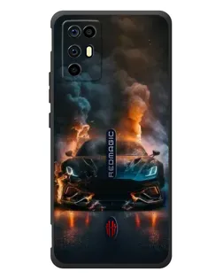 Чехол для ZTE Nubia RedMagic 6R с картинкой «Lamborghini дымная эстетика» Чехол для ZTE Nubia RedMagic 6R с картинкой «Lamborghini дымная эстетика»