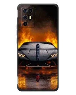 Чехол для ZTE Nubia RedMagic 6R с картинкой «Lamborghini в огне» Чехол для ZTE Nubia RedMagic 6R с картинкой «Lamborghini в огне»