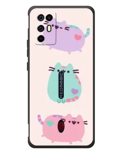 Чохол для ZTE Nubia RedMagic 6R з картинкою «Pusheen тріо» Чохол для ZTE Nubia RedMagic 6R з картинкою «Pusheen тріо»