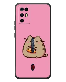 Чохол для ZTE Nubia RedMagic 6R з картинкою «Пушин із піцою» Чохол для ZTE Nubia RedMagic 6R з картинкою «Пушин із піцою»