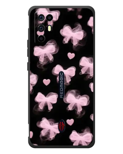 Чехол для ZTE Nubia RedMagic 6R с картинкой «Геометрия банта»