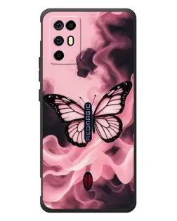 Чехол для ZTE Nubia RedMagic 6R с картинкой «Бабочка в дыму» Чехол для ZTE Nubia RedMagic 6R с картинкой «Бабочка в дыму»