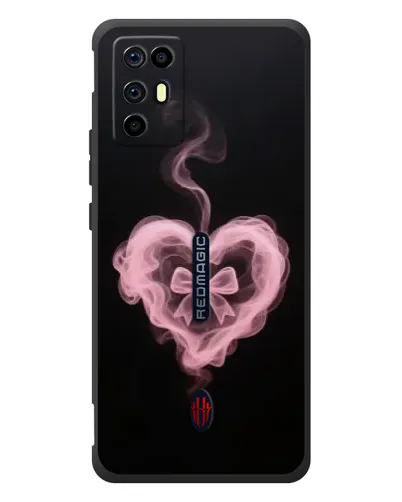 Чехол для ZTE Nubia RedMagic 6R с картинкой «Дымчатое сердце»