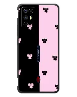 Чехол для ZTE Nubia RedMagic 6R с картинкой «Контрастные банты» Чехол для ZTE Nubia RedMagic 6R с картинкой «Контрастные банты»