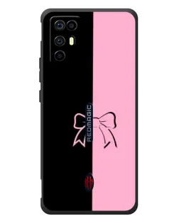 Чехол для ZTE Nubia RedMagic 6R с картинкой «Половинки банта» Чехол для ZTE Nubia RedMagic 6R с картинкой «Половинки банта»