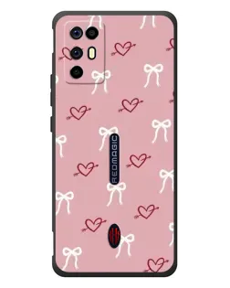Чехол для ZTE Nubia RedMagic 6R с картинкой «Сердца и банты» Чехол для ZTE Nubia RedMagic 6R с картинкой «Сердца и банты»