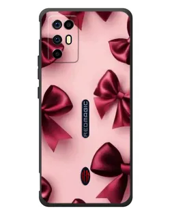 Чехол для ZTE Nubia RedMagic 6R с картинкой «Бордовый атлас» Чехол для ZTE Nubia RedMagic 6R с картинкой «Бордовый атлас»