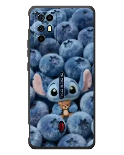Чехол для ZTE Nubia RedMagic 6R с картинкой «Стич и голубика» Чехол для ZTE Nubia RedMagic 6R с картинкой «Стич и голубика»
