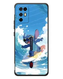 Чехол для ZTE Nubia RedMagic 6R с картинкой «Стич на волне» Чехол для ZTE Nubia RedMagic 6R с картинкой «Стич на волне»