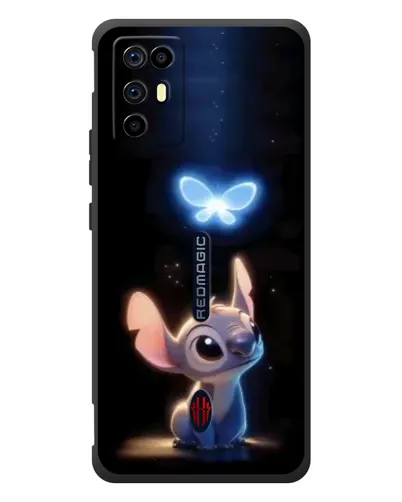 Чехол для ZTE Nubia RedMagic 6R с картинкой «Сияющий Стич»